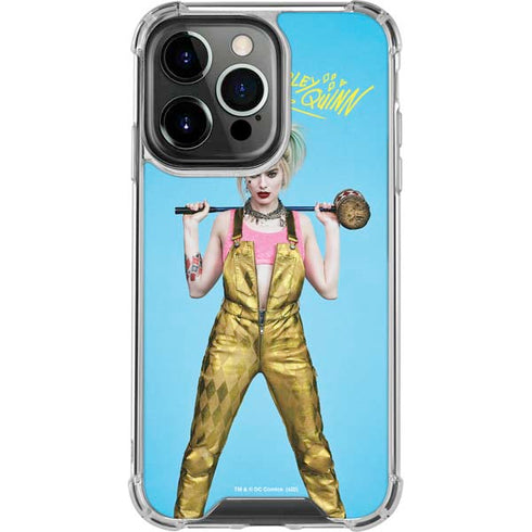 DC Comics Harley Quinn Movie Charcater Poster iPhone 15 Pro Clear Case